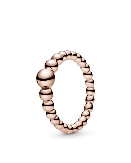 BEADED PANDORA ROSE RING