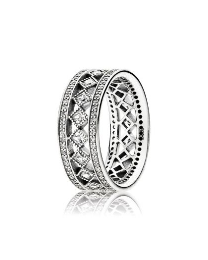 VINTAGE FASCINATION SILVER RING 