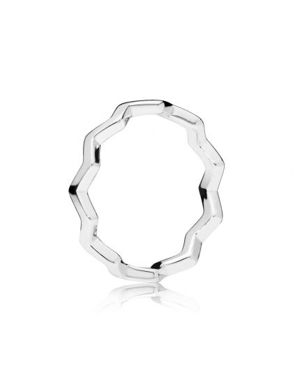 ZIGZAG SILVER RING